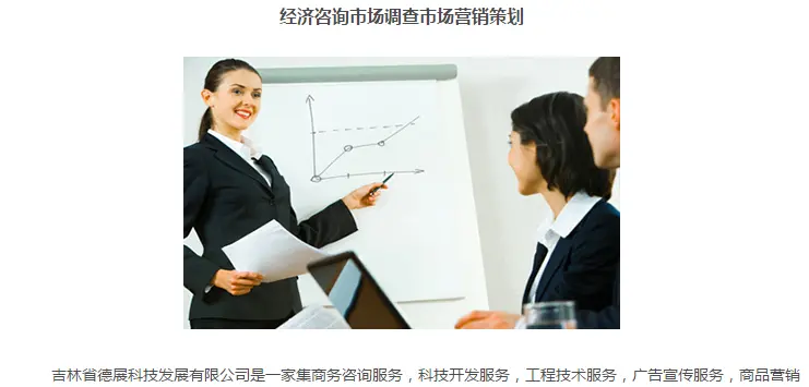 吉林省德展 商務經濟信息咨詢與市場調研服務的價值探索